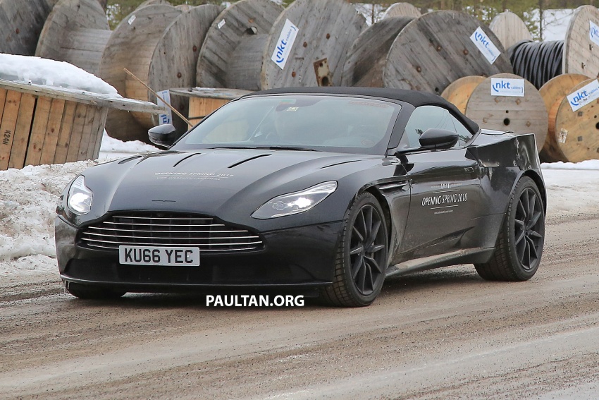 SPIED: Aston Martin DB11 Volante spotted again 617787