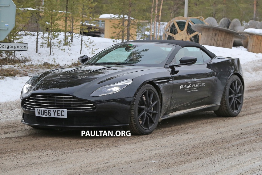 SPIED: Aston Martin DB11 Volante spotted again 617788