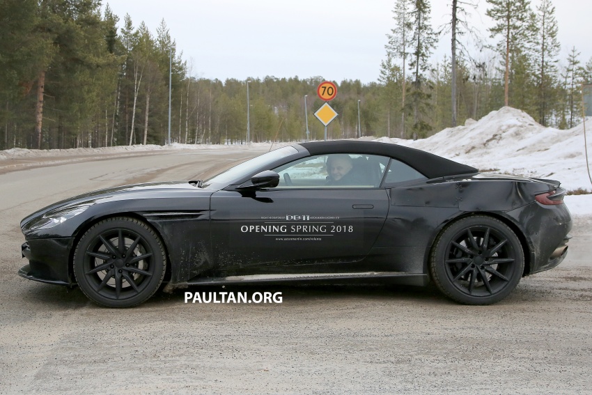 SPIED: Aston Martin DB11 Volante spotted again 617792