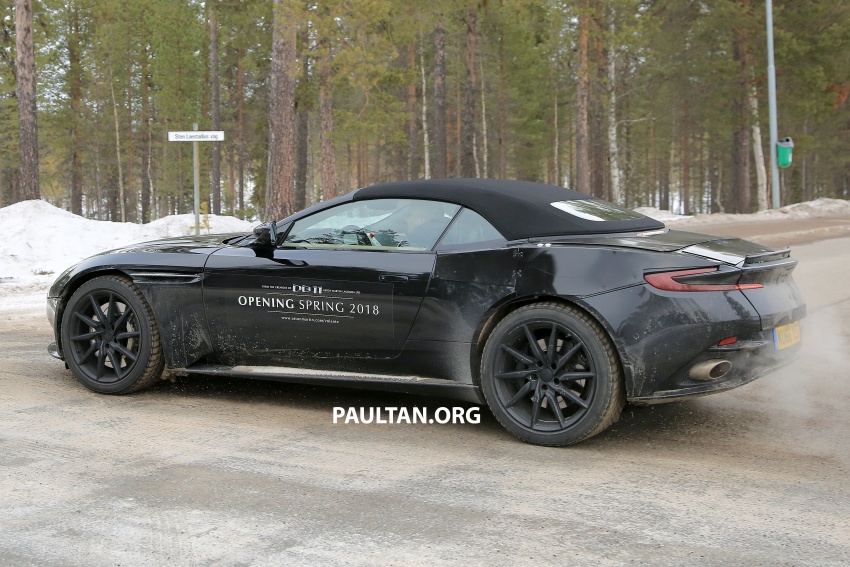SPIED: Aston Martin DB11 Volante spotted again 617793