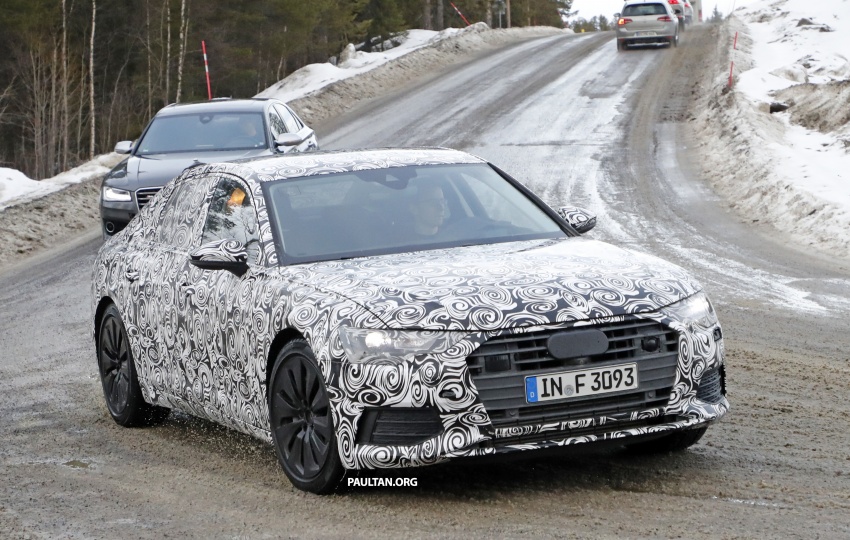 SPYSHOTS: 2018 Audi A6 shows off its new curves 615126