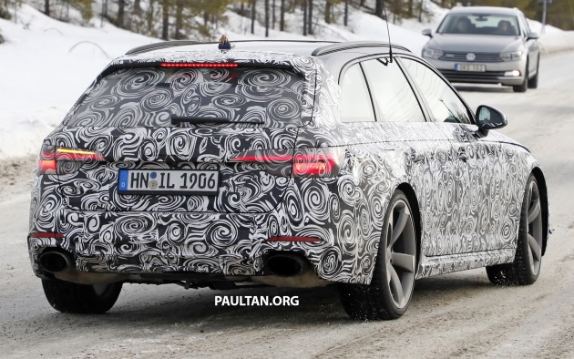 SPIED: B9 Audi RS4 Avant tests all-weather traction