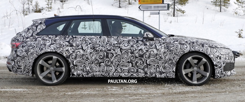 SPIED: B9 Audi RS4 Avant tests all-weather traction 617872