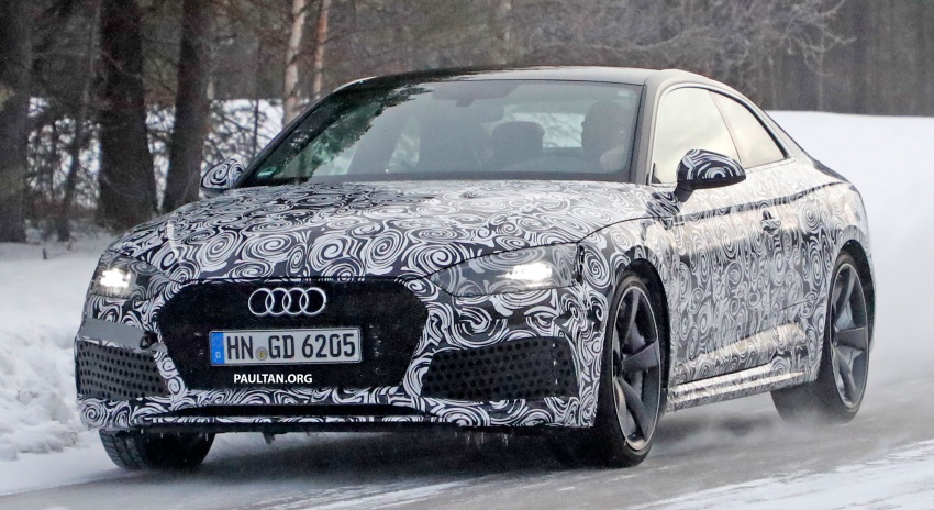 SPYSHOTS: Audi RS5 spotted cold-weather testing 612598
