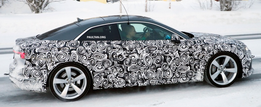SPYSHOTS: Audi RS5 spotted cold-weather testing 612608