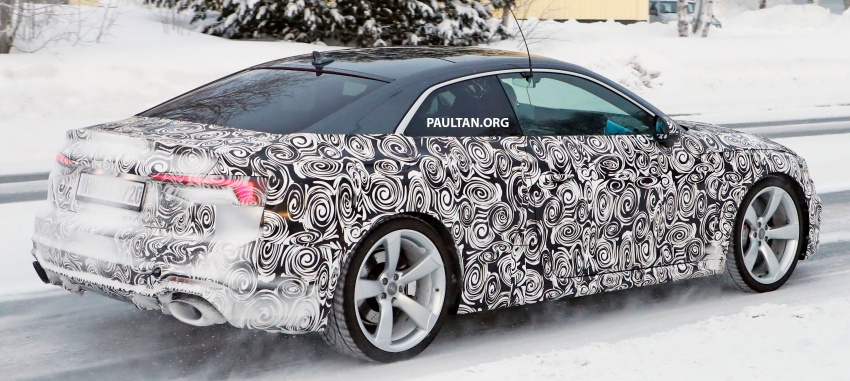 SPYSHOTS: Audi RS5 spotted cold-weather testing 612609