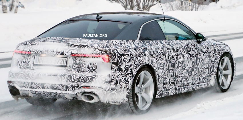 SPYSHOTS: Audi RS5 spotted cold-weather testing 612610