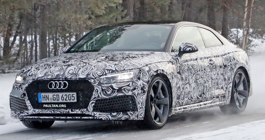 SPYSHOTS: Audi RS5 spotted cold-weather testing 612599