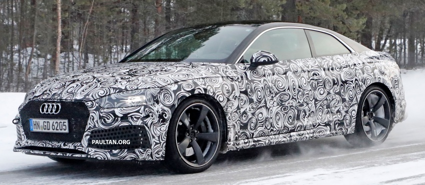 SPYSHOTS: Audi RS5 spotted cold-weather testing 612600