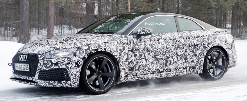 SPYSHOTS: Audi RS5 spotted cold-weather testing 612601