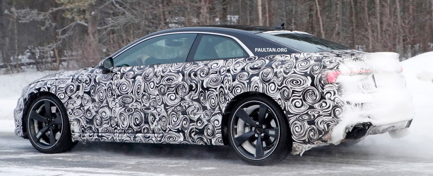 SPYSHOTS: Audi RS5 spotted cold-weather testing 612603