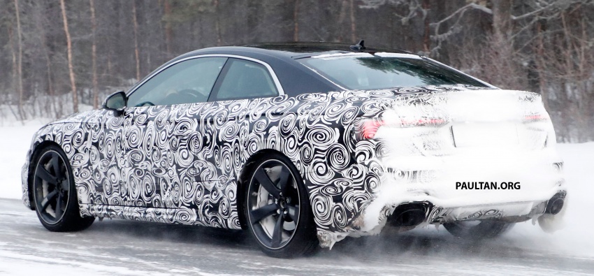 SPYSHOTS: Audi RS5 spotted cold-weather testing 612604