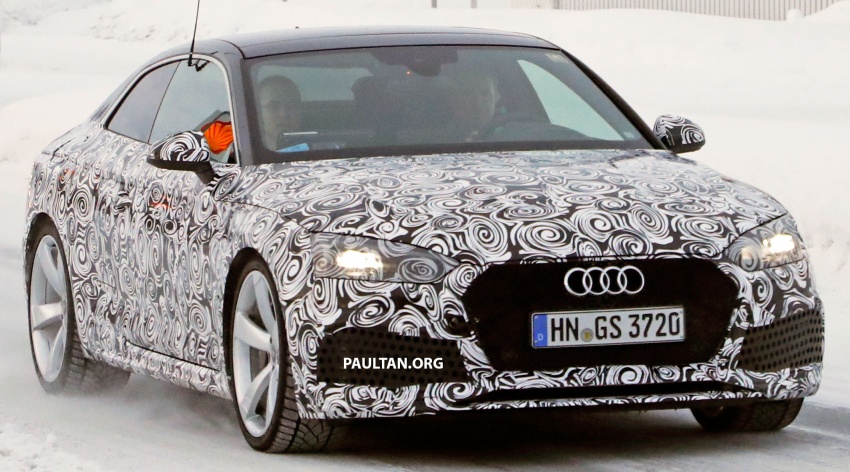 SPYSHOTS: Audi RS5 spotted cold-weather testing 612605