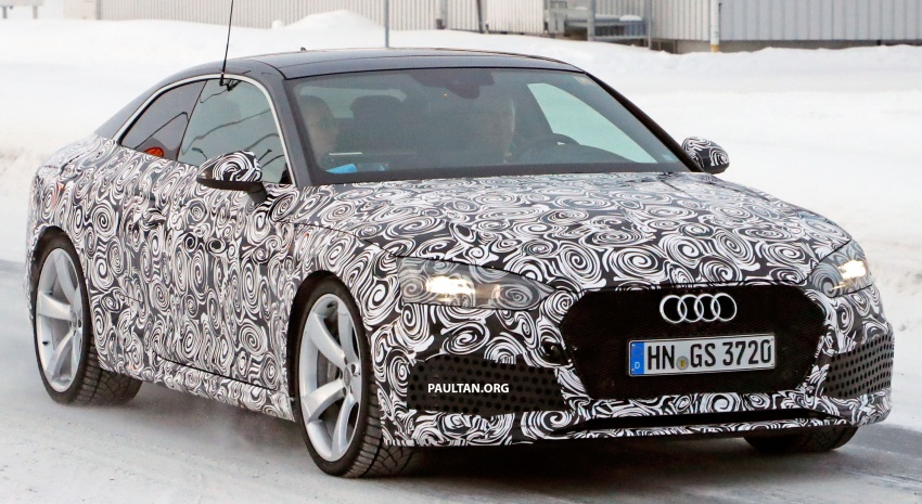 SPYSHOTS: Audi RS5 spotted cold-weather testing 612606