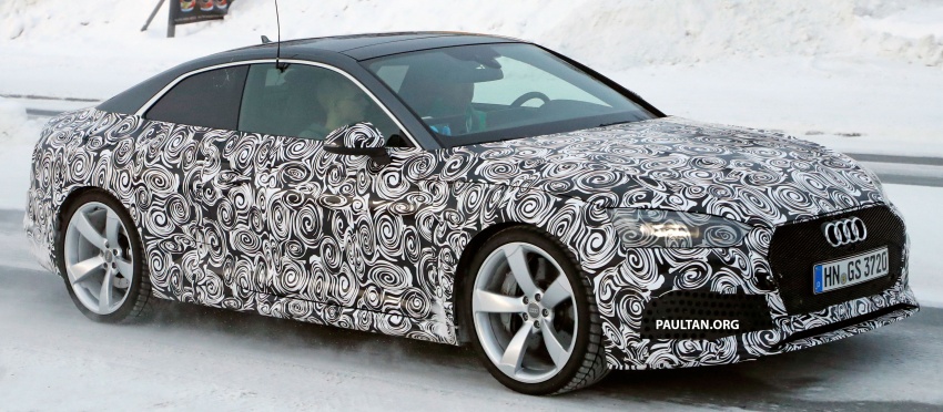 SPYSHOTS: Audi RS5 spotted cold-weather testing 612607