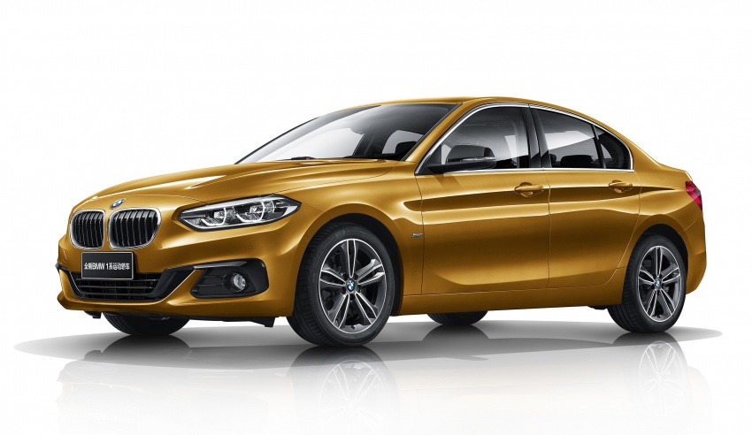 BMW 1 Series Sedan launched in China, only for China 621542