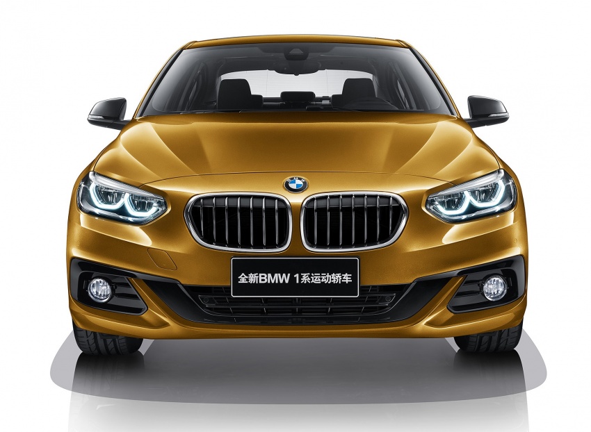 BMW 1 Series Sedan launched in China, only for China 621553