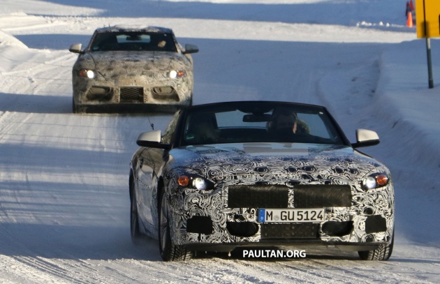 SPYSHOT: BMW Z5 dijumpai jalani ujian musim sejuk dengan kembarnya Toyota Supra generasi baharu