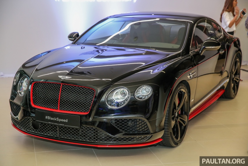 GALLERY: Bentley Continental GT Black Speed by Mulliner at new Kuala Lumpur flagship showroom 620736
