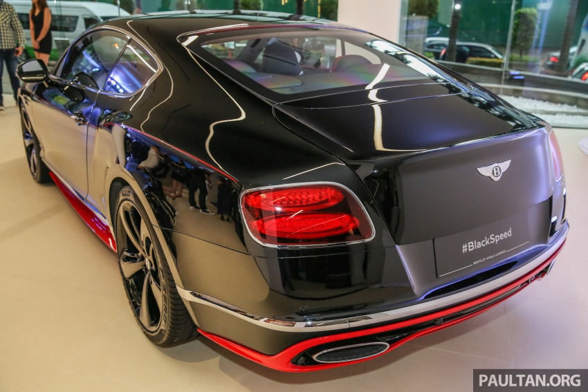 GALLERY: Bentley Continental GT Black Speed by Mulliner at new Kuala Lumpur flagship showroom 620739