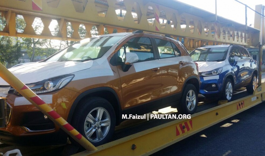 2017 Chevrolet Trax compact SUV spotted in Malaysia 617461