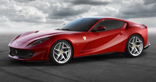 Ferrari 812 Superfast – 6.5L NA V12, 800 PS, 718 Nm; most powerful and fastest car in the marque’s history