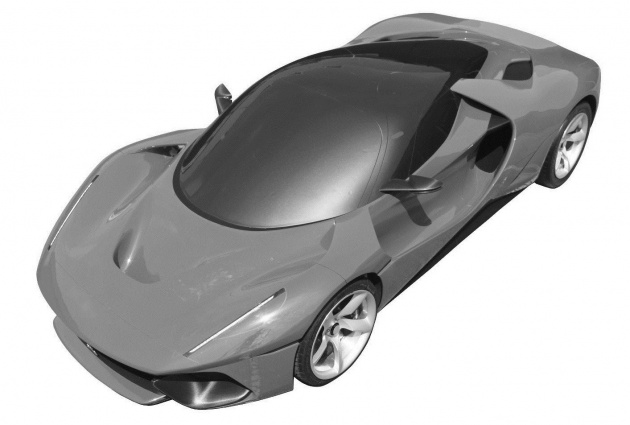 Ferrari patent images show new LaFerrari-based car