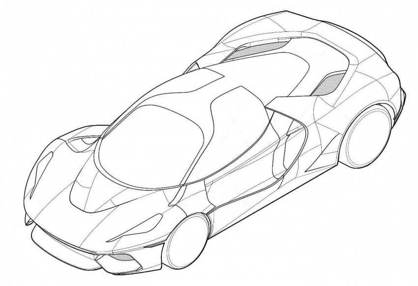 Ferrari patent images show new LaFerrari-based car 618357