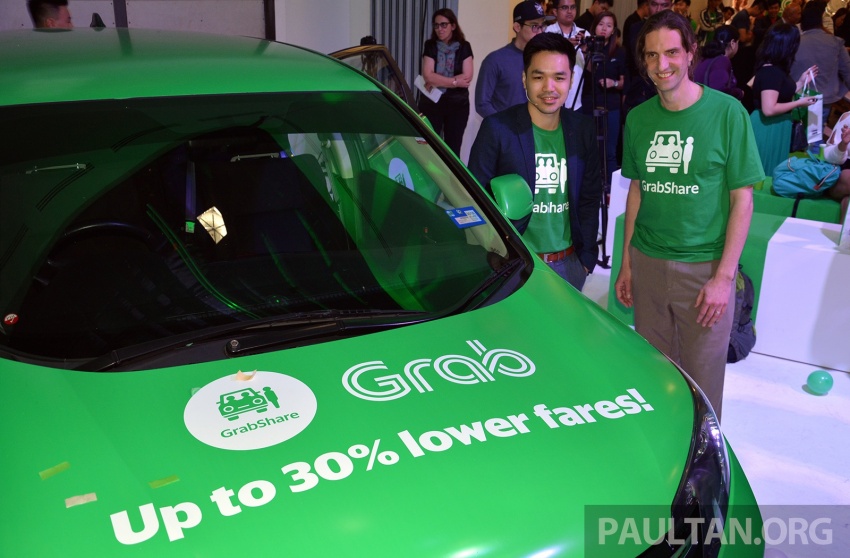 GrabShare launched in Malaysia – on-demand carpooling, max four to a car, 30% lower fares 616572