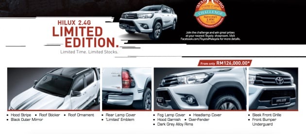 Toyota Hilux 2.4G Limited Edition – tampil lebih lasak
