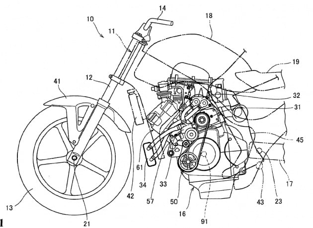 Honda motorcycles to be supercharged in the future?