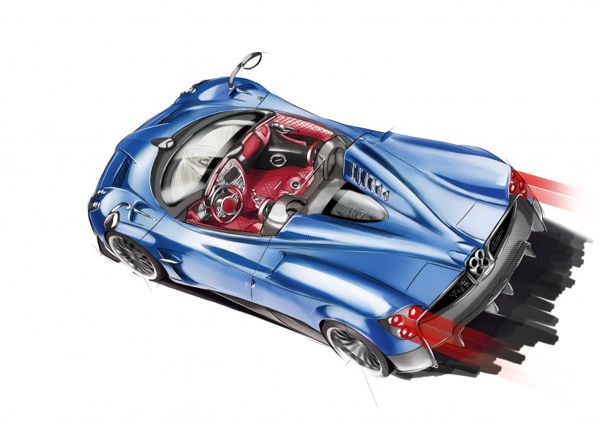 Pagani Huayra Roadster – kuasa 764 hp, 1,000 Nm tork 615774