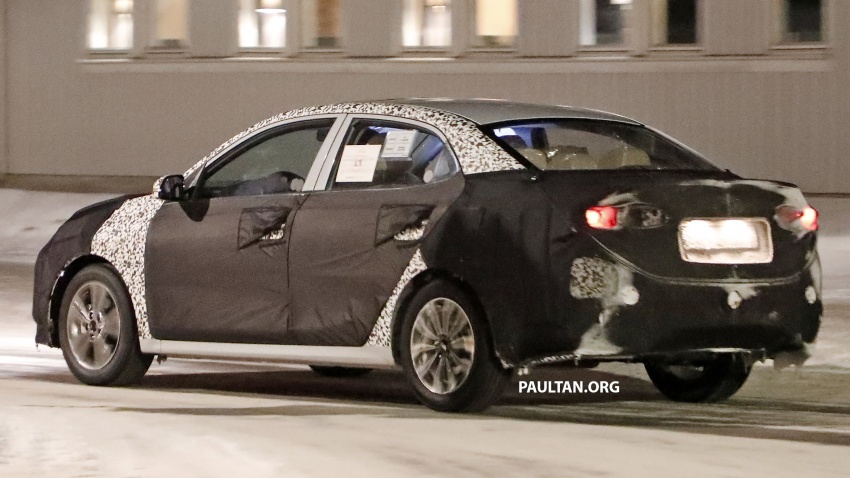 SPIED: Mystery Kia sedan – budget model for China? 612219