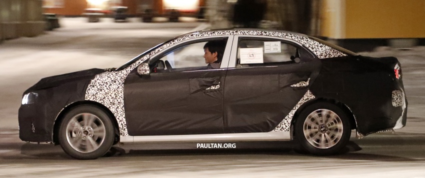 SPIED: Mystery Kia sedan – budget model for China? 612214
