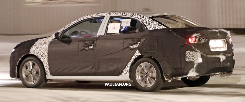 SPIED: Mystery Kia sedan – budget model for China? 612217