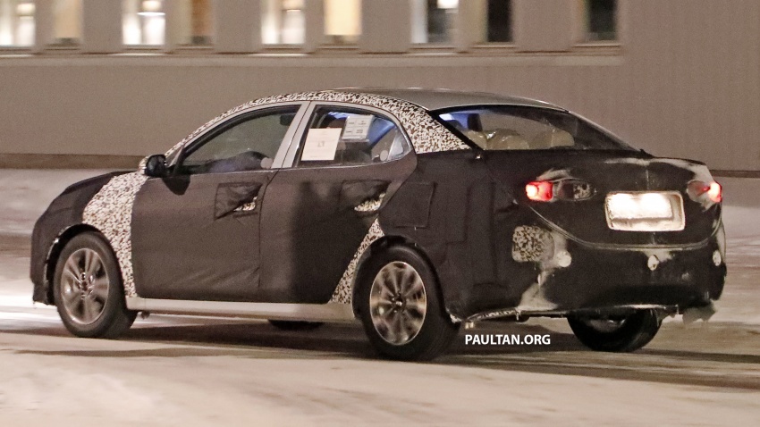 SPIED: Mystery Kia sedan – budget model for China? 612218