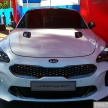 Kia Stinger dipertontonkan di Sabah sempena Konvensyen Pengedar Kia Asia 2017