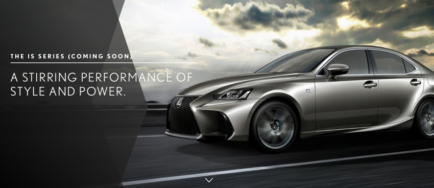 Lexus IS facelift tampil di dalam laman web Malaysia 614929