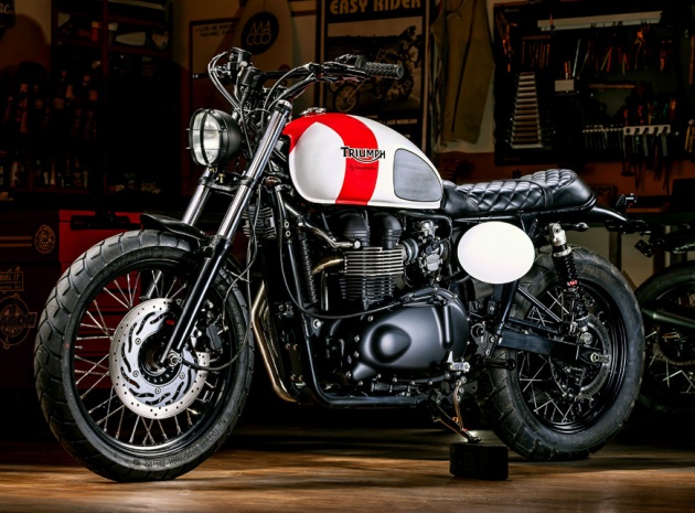 Triumph T100 Bonneville “The Saint” by Macco Motors