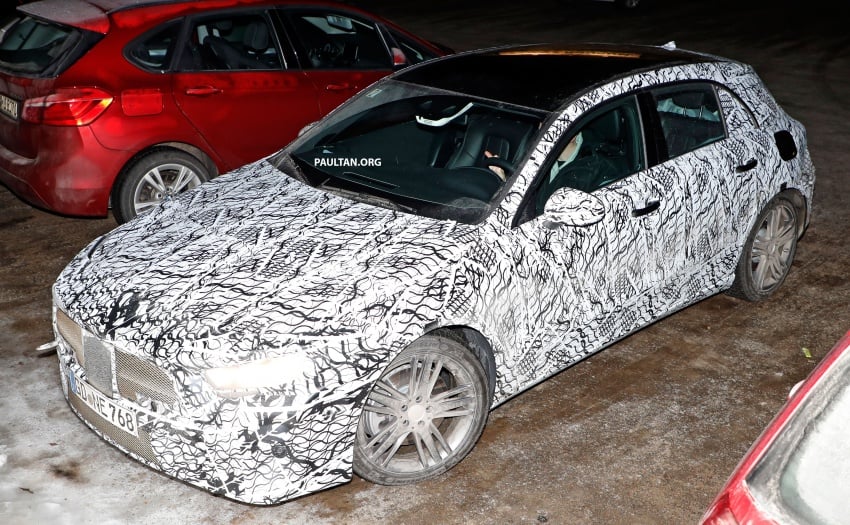 SPYSHOTS: Next-gen Mercedes-Benz A-Class spotted – new interior to feature E-Class widescreen cockpit! 616870