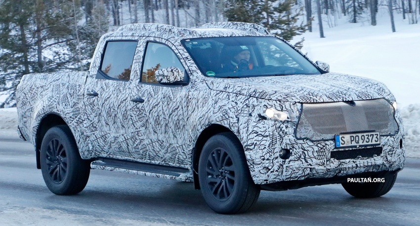 SPIED: Mercedes-Benz X-Class pick-up tackles winter 613550