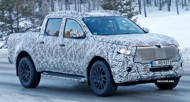 SPYSHOT: Trak pikap Mercedes-Benz X-Class ditemui mula jalani ujian jalan raya musim sejuk sebenar