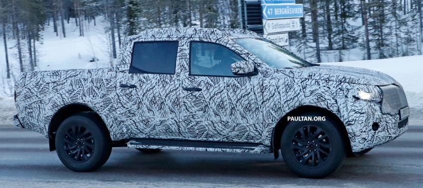 SPIED: Mercedes-Benz X-Class pick-up tackles winter 613552