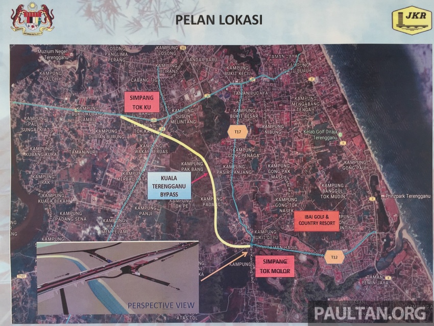 ‘Bypass’ Kuala Terengganu bakal pendekkan tempoh perjalanan bila siap tahun 2019 nanti – kos 321 juta 620817