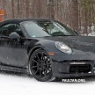 SPYSHOT: Porsche 911 coupe dan cabriolet generasi seterusnya ditemui sewaktu ujian di kawasan bersalji