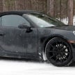 SPYSHOT: Porsche 911 coupe dan cabriolet generasi seterusnya ditemui sewaktu ujian di kawasan bersalji