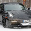 SPYSHOT: Porsche 911 coupe dan cabriolet generasi seterusnya ditemui sewaktu ujian di kawasan bersalji