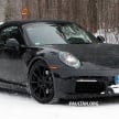 SPYSHOT: Porsche 911 coupe dan cabriolet generasi seterusnya ditemui sewaktu ujian di kawasan bersalji