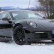 SPYSHOT: Porsche 911 coupe dan cabriolet generasi seterusnya ditemui sewaktu ujian di kawasan bersalji