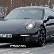 SPYSHOT: Porsche 911 coupe dan cabriolet generasi seterusnya ditemui sewaktu ujian di kawasan bersalji